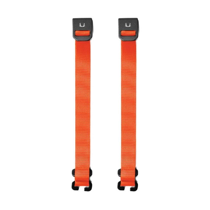 black ember citadel 25 compression straps (set of two) ember orange